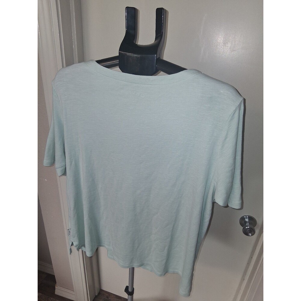 Orvis Pima Cotton Slub Knit Tee Green XXL Gorpcore Coastal Everyday Basic Earthy - Picture 6 of 9